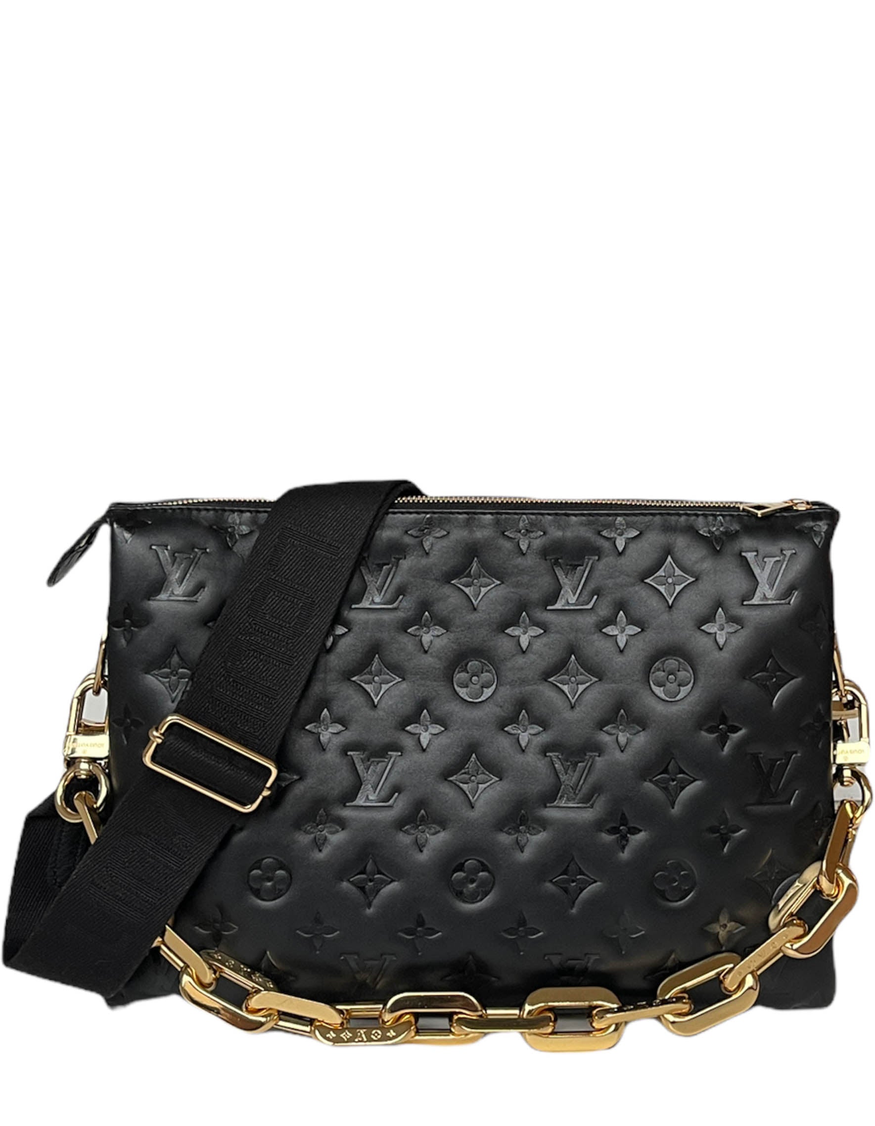 Louis Vuitton Coussin MM Bag Black 2021 LV M57783 Monogram Genuine  Authentic New