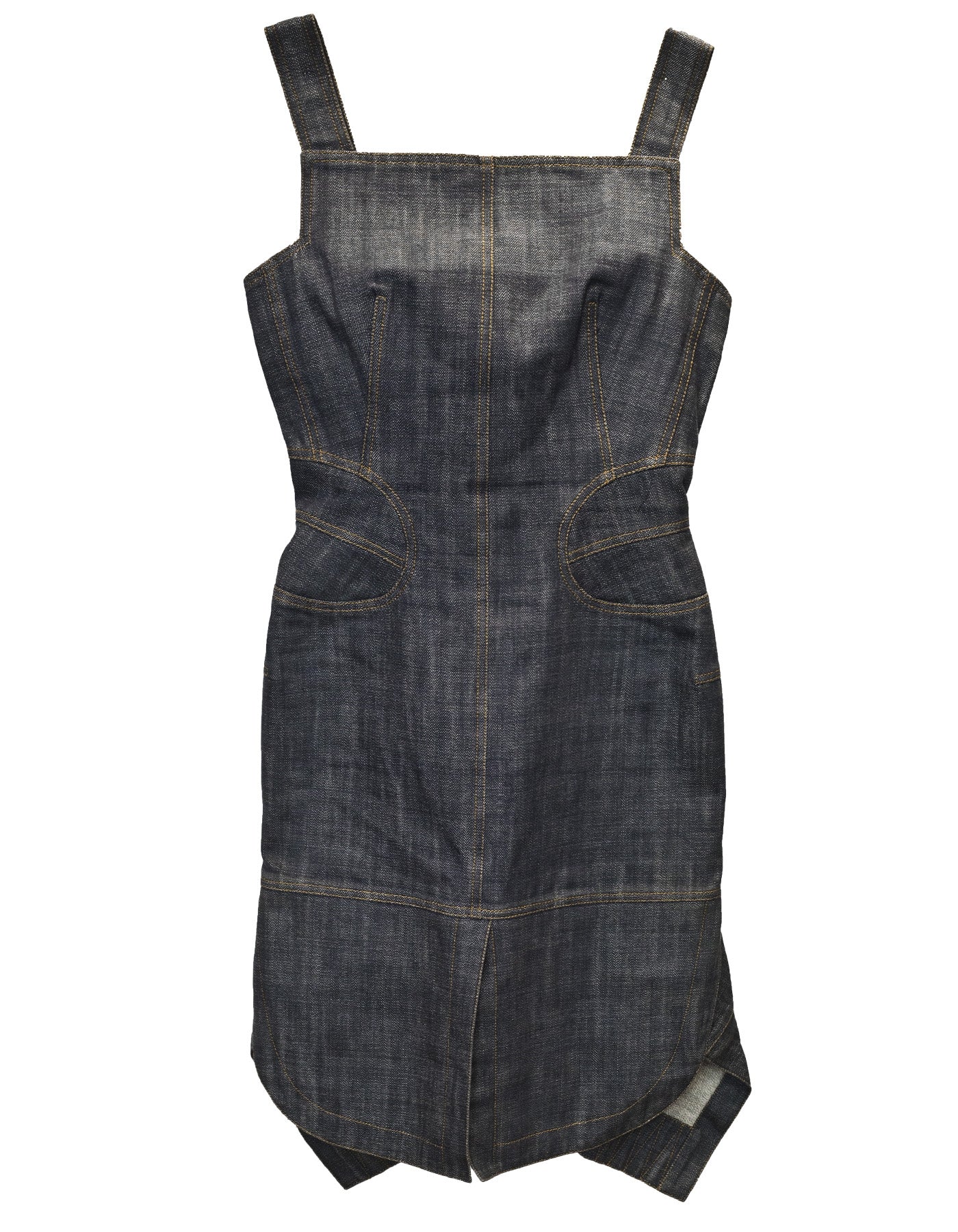 white christmas dresses Alaia Blue Denim Dress Sz M – ASC Resale