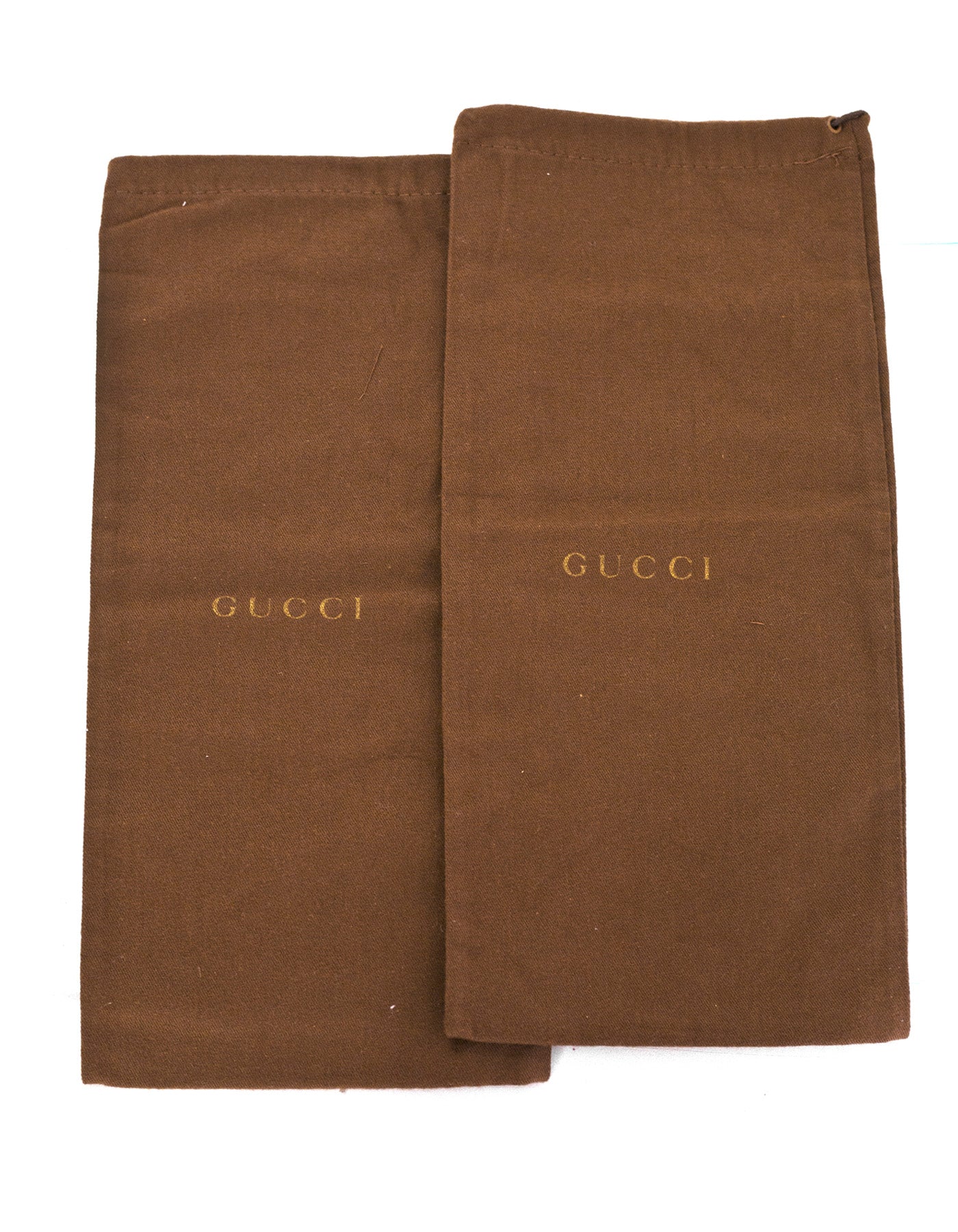 Gucci Brown Canvas Set of Two Travel Shoe Dust Bags – ASC Resale