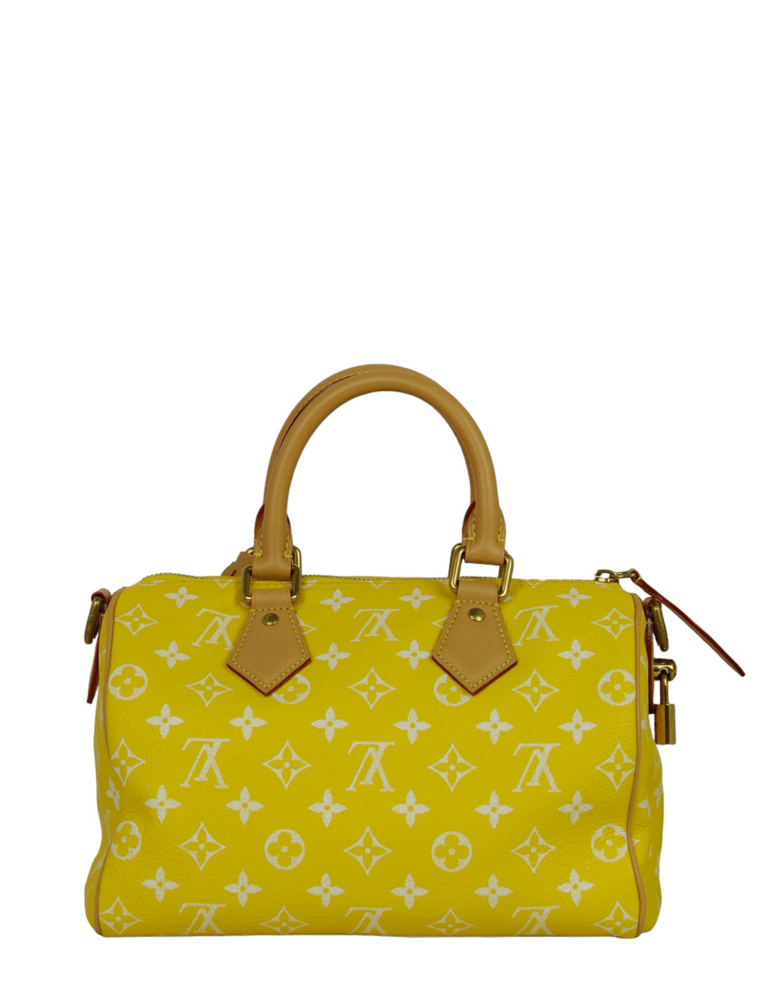 Louis Vuitton Yellow Soft Calfskin Monogram Speedy P9 Louis Vuitton Yellow Soft Calfskin Monogram Speedy P9