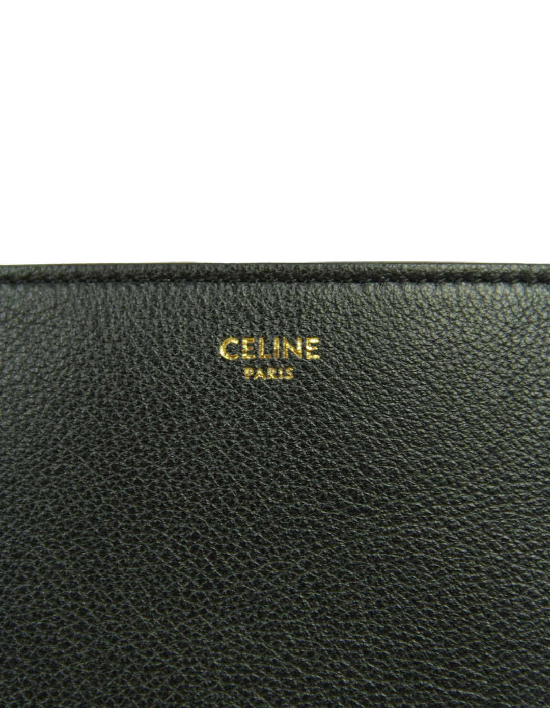 Celine Black Supple Calfskin Leather Medium Nino Bag w