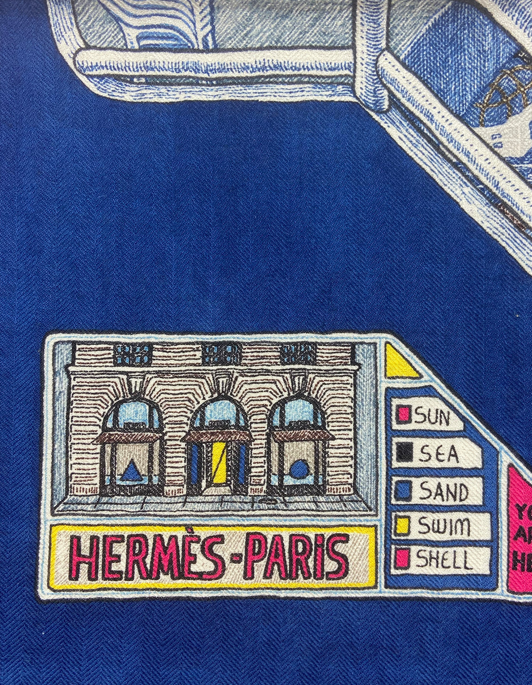 Hermes NWT Ferry Tales 100cm Silk/ Cashmere Scarf – ASC Resale