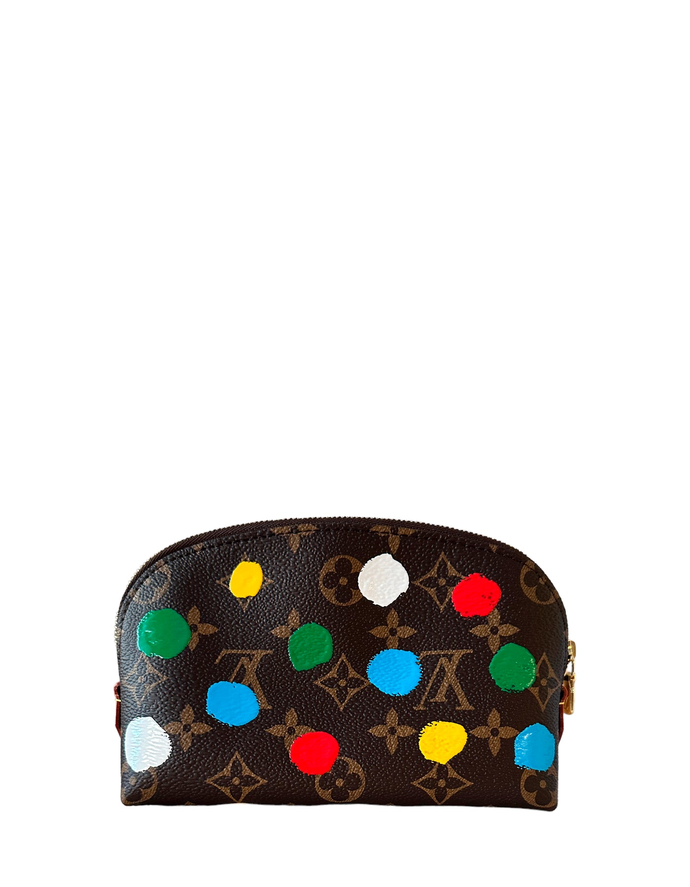 Louis Vuitton 2023 LV x YK Monogram Dots Cosmetic Pouch Bag – ASC