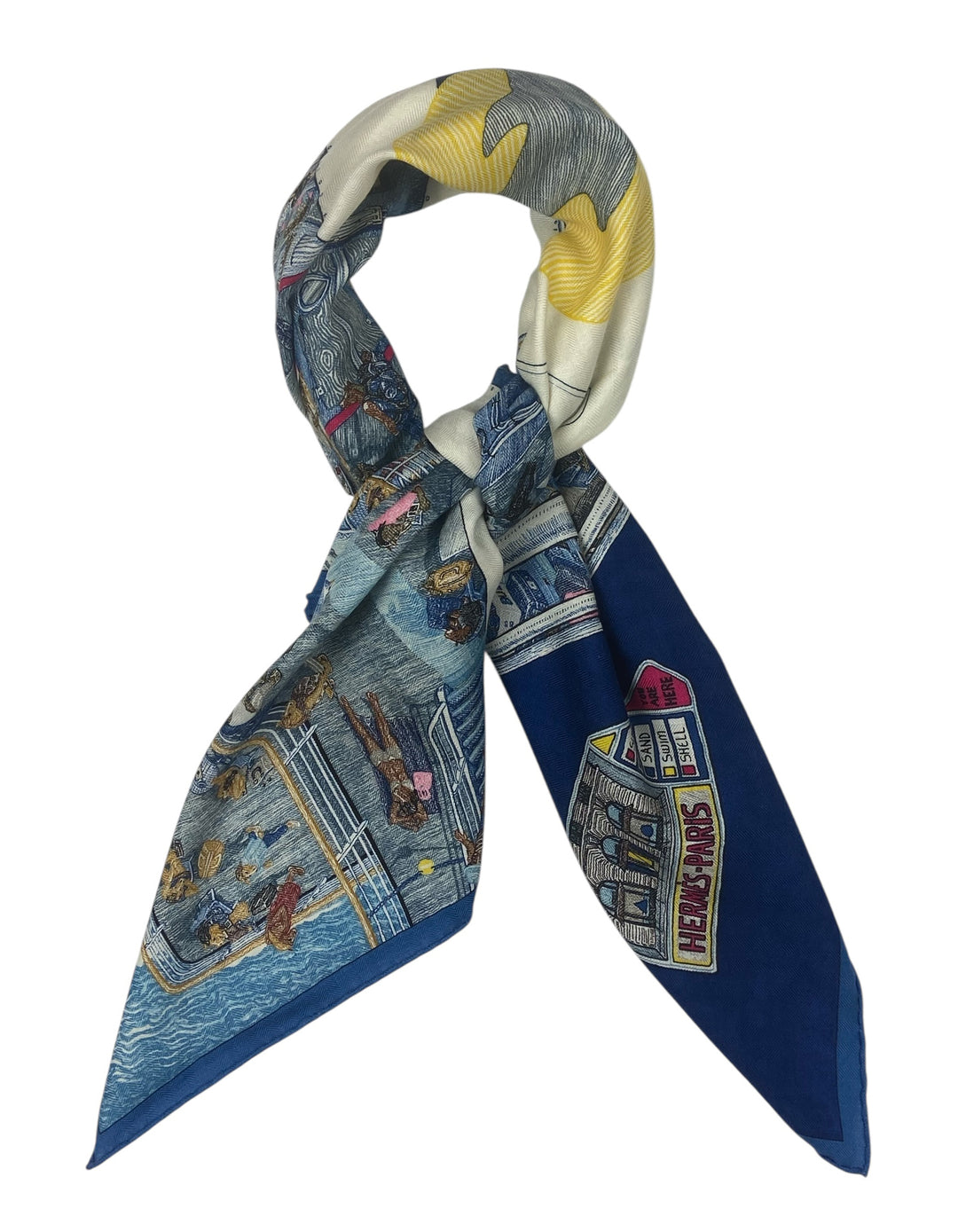 Hermes NWT Ferry Tales 100cm Silk/ Cashmere Scarf – ASC Resale