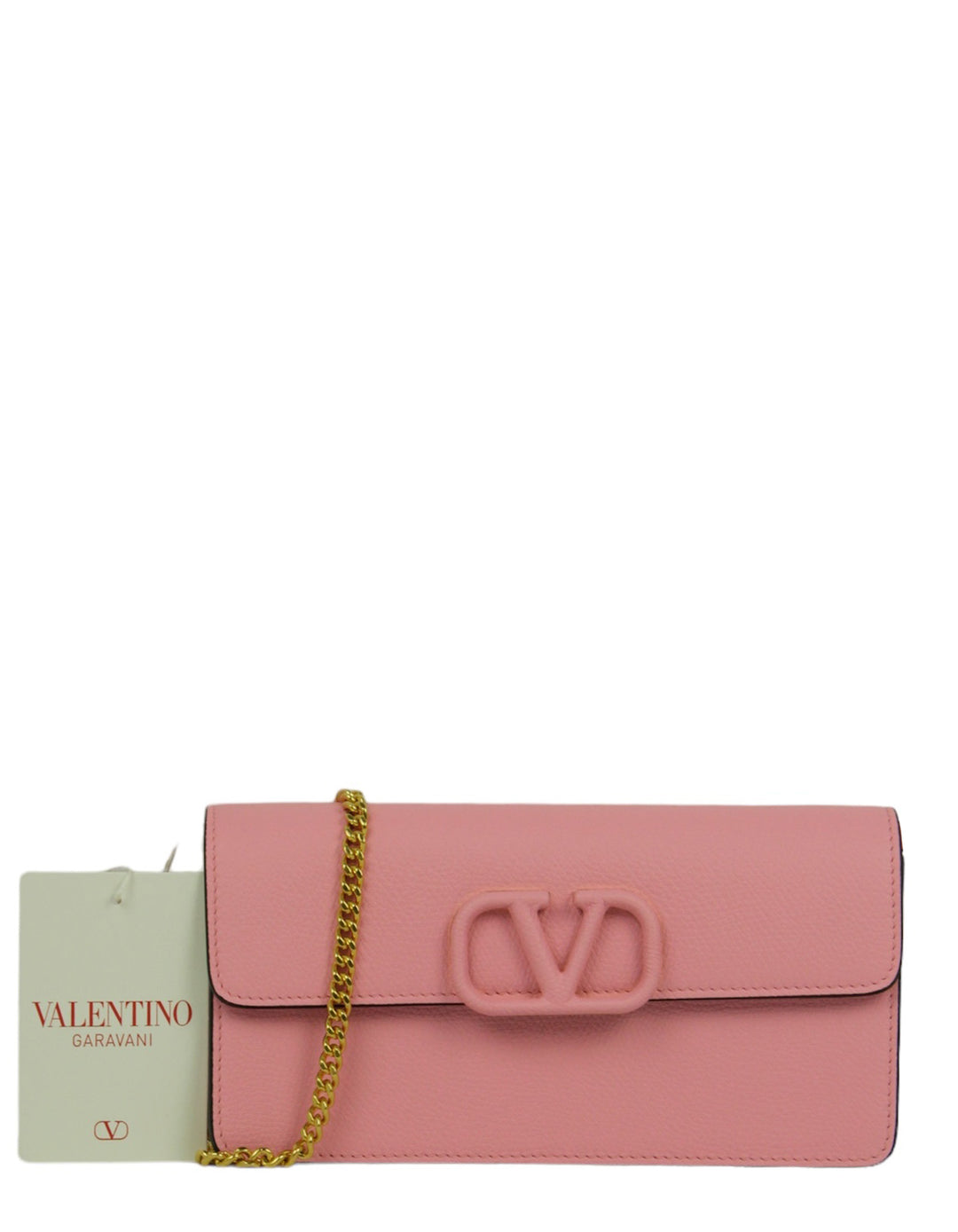Valentino Nappa Leather Rose Cannelle Roman Studded Quilted