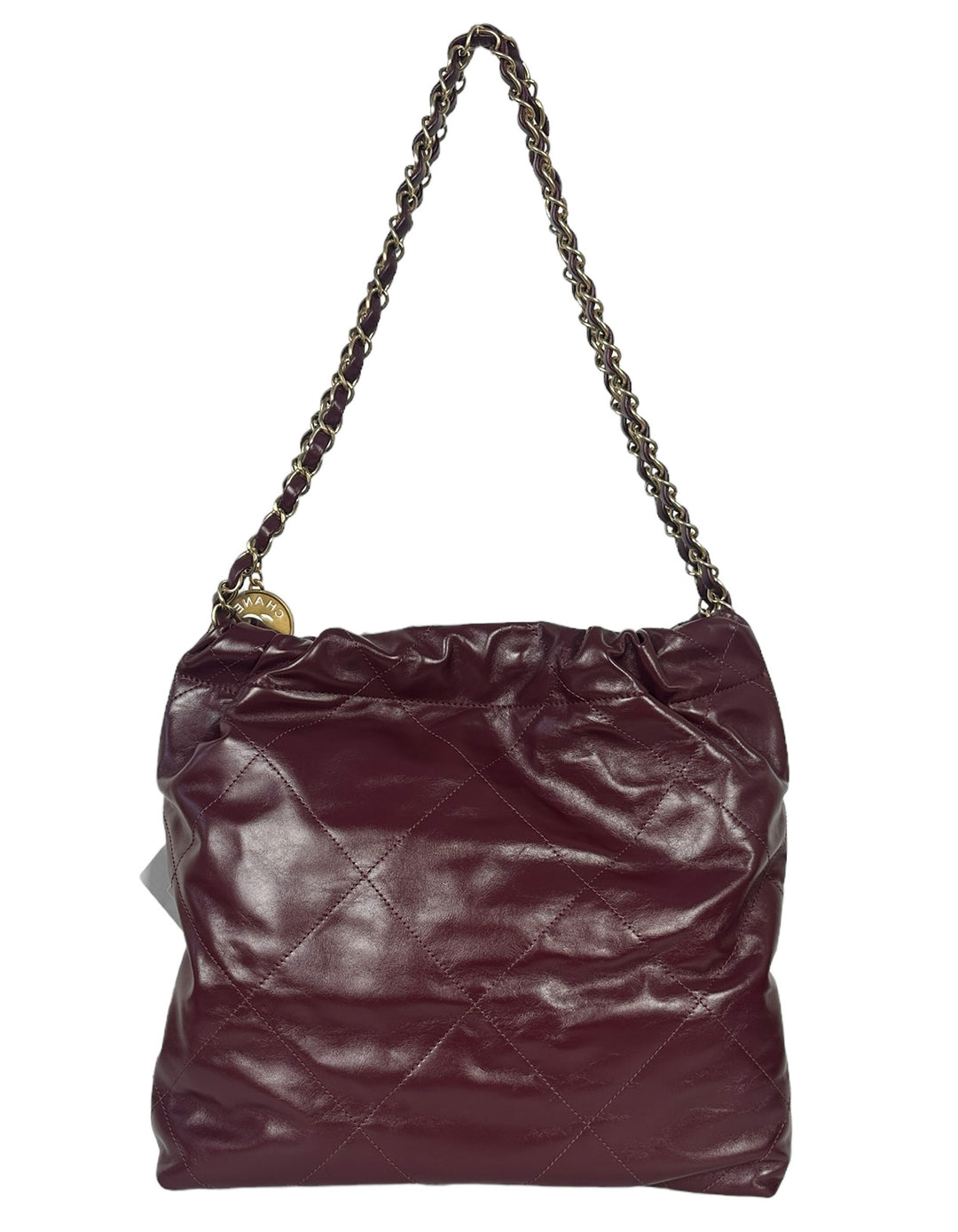 Chanel Burgundy Leather Quilted Chanel 22 Tote Bag – ASC Resale