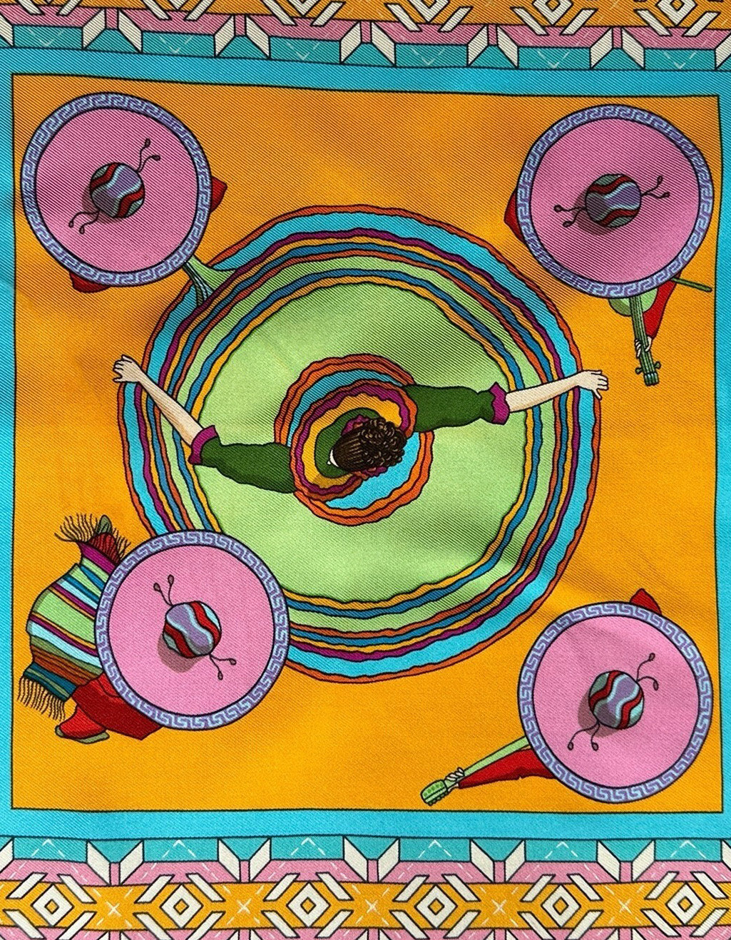 HERMES エルメス カレ90 スカーフ BELLES DU MEXIQUE Hermès Belles du Mexique 90 Scarf ○ Labellov ○ Buy and Sell