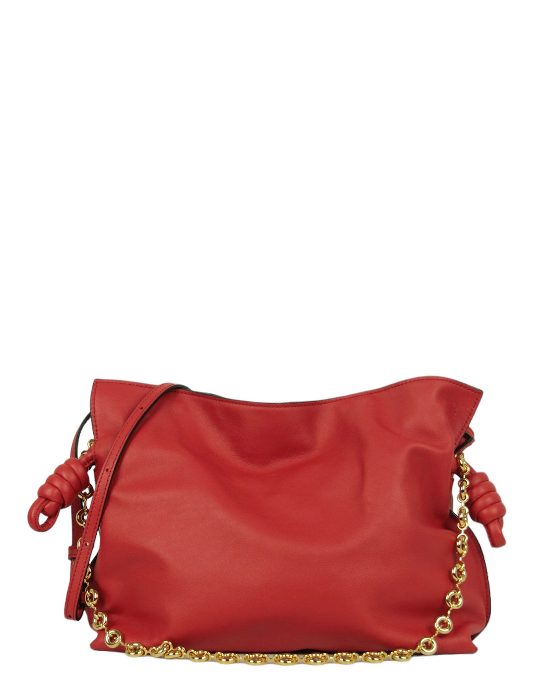 Medium Flamenco purse in mellow nappa lambskin Red - LOEWE