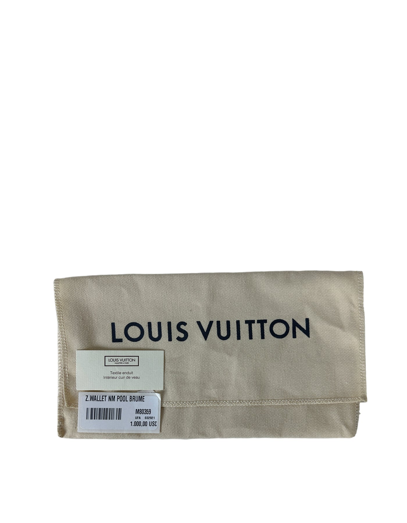 LOUIS VUITTON Monogram Giant By The Pool Zippy Wallet Brume 1233143