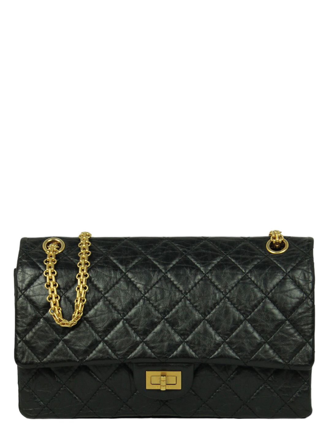 Chanel Black Calfskin Quilted 2.55 Reissue 226 Flap Bag – ASC Resale
