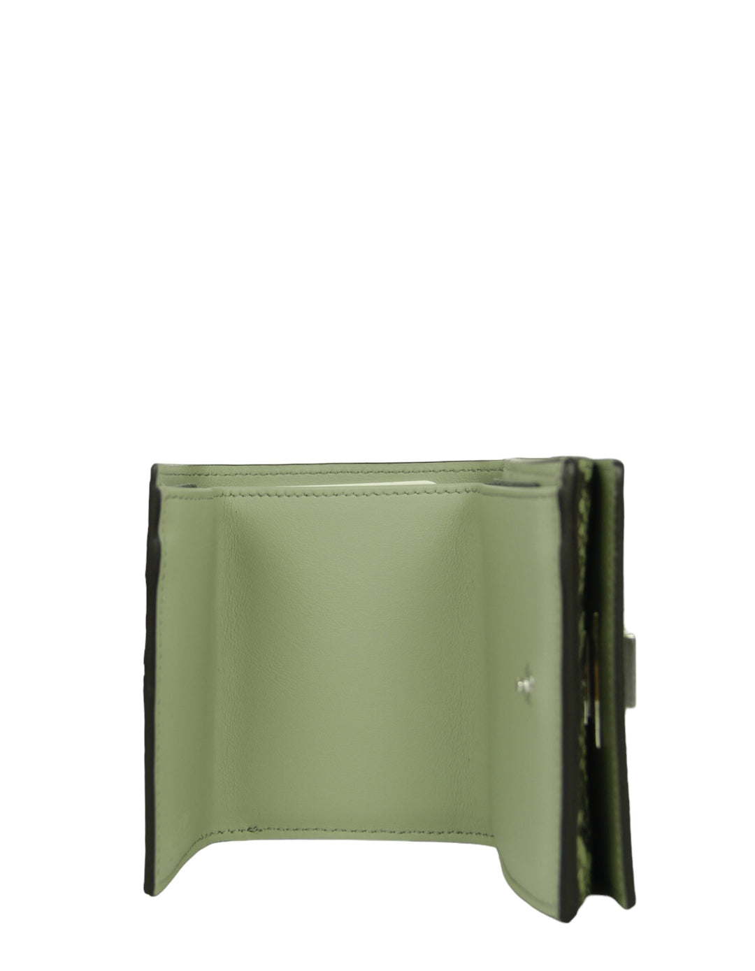 Fendi Green Tea Python Micro Trifold Wallet – ASC Resale