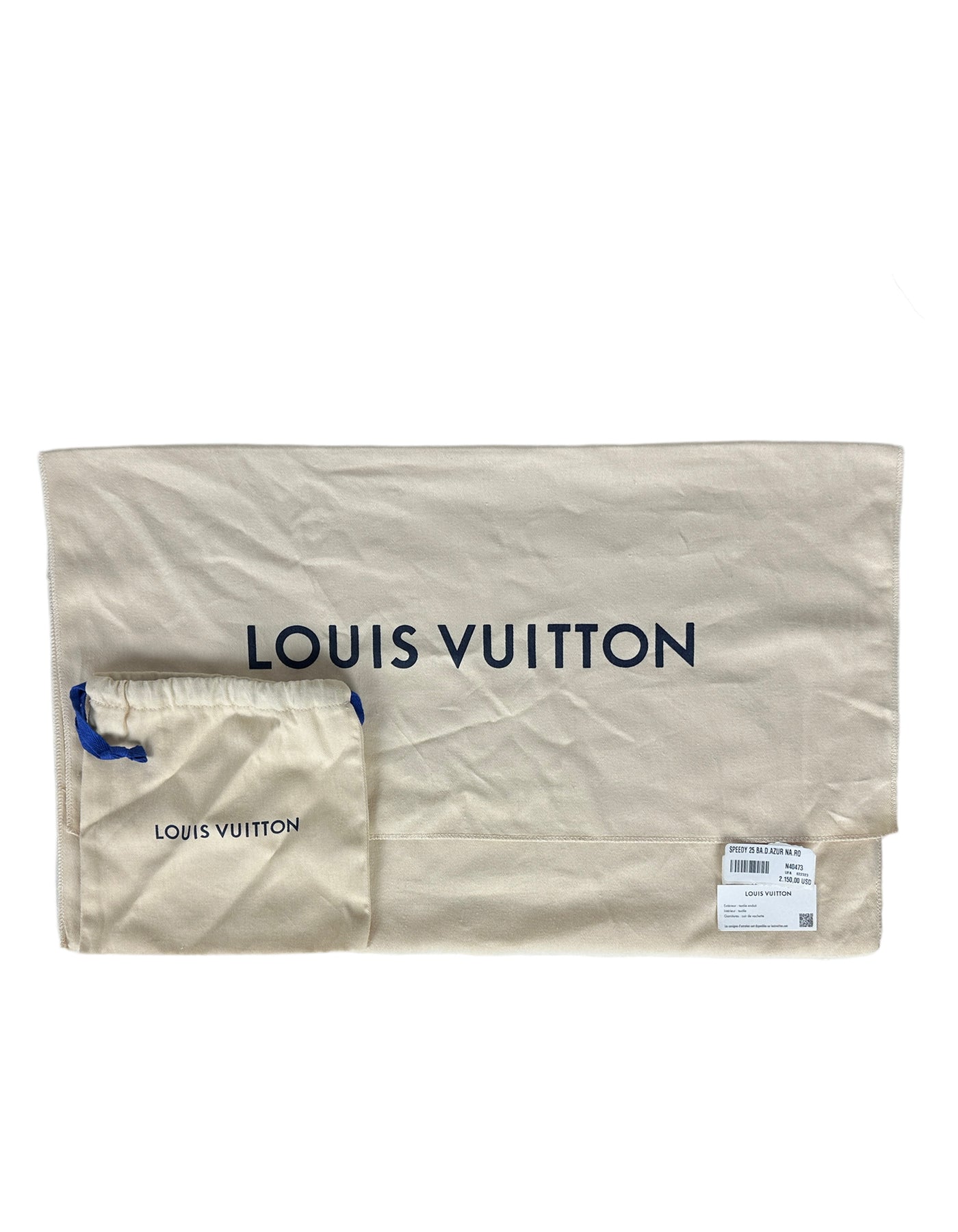 LOUIS VUITTON Nautical Speedy 25 Bandouliere Damier Azur Shoulder Bag