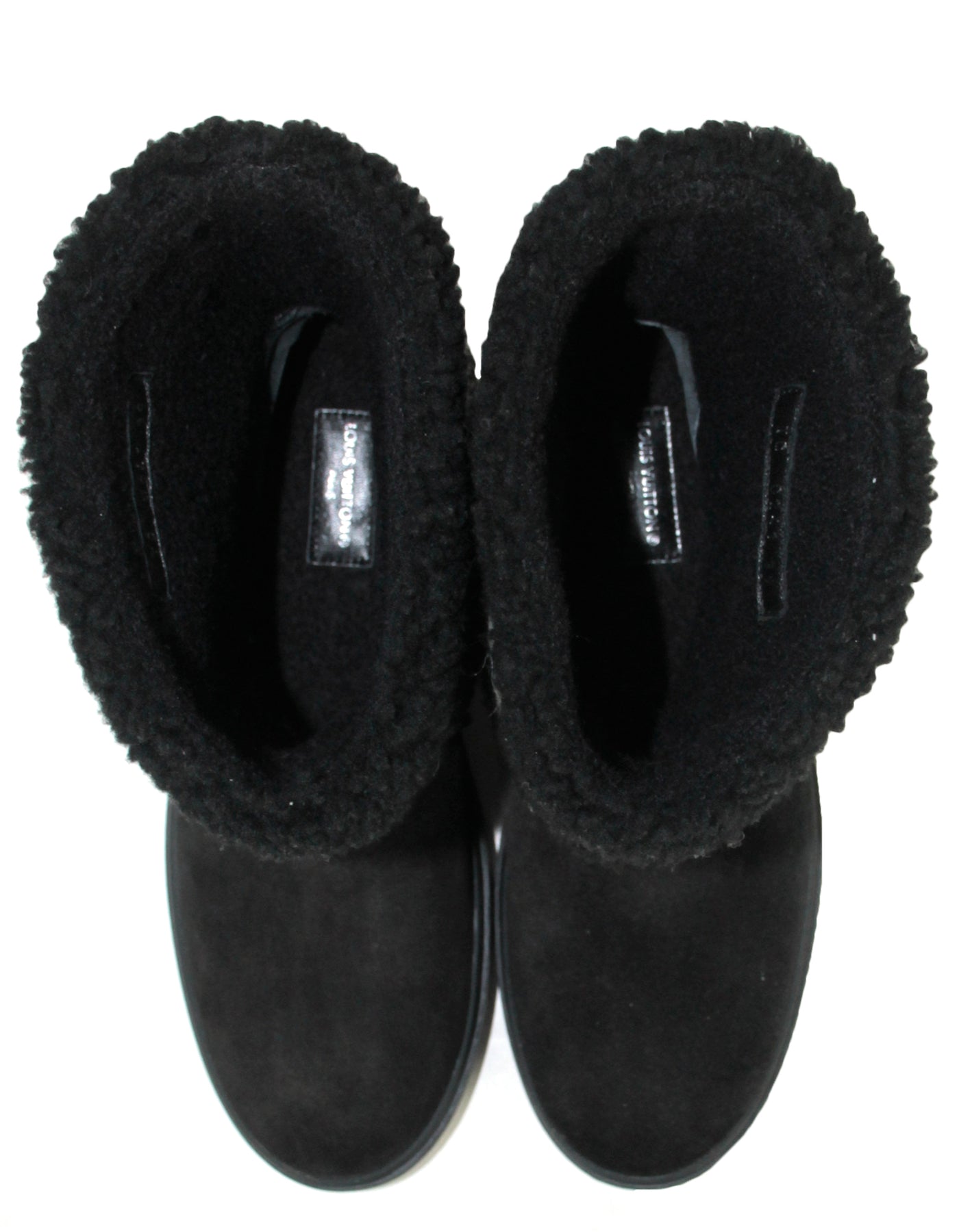 Louis Vuitton Suede Snow Boots - Black Boots, Shoes - LOU807652