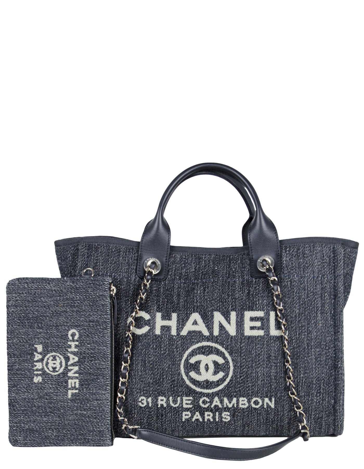 Chanel Mixed Fibers Small Deauville Tote Bag – ASC Resale