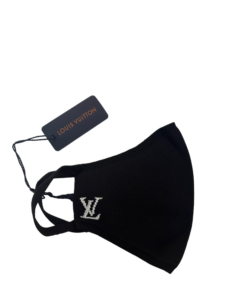 LOUIS VUITTON 黒マスク ロゴ入り 6LouisVuittonNEWBlackLogoFaceM