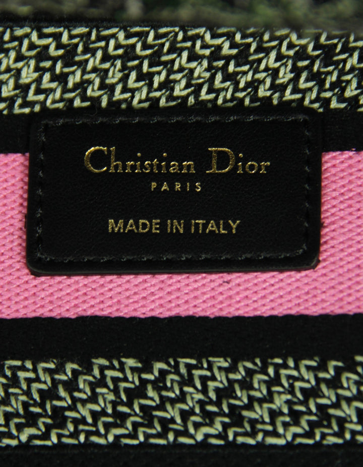 Christian Dior Floral Embroidered Canvas Medium Lady D-Lite Christian Dior Floral Embroidered Canvas Medium Lady D-Lite