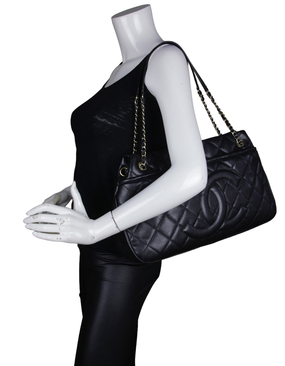 Chanel Black Caviar Timeless Soft Shopper Tote Bag – ASC Resale