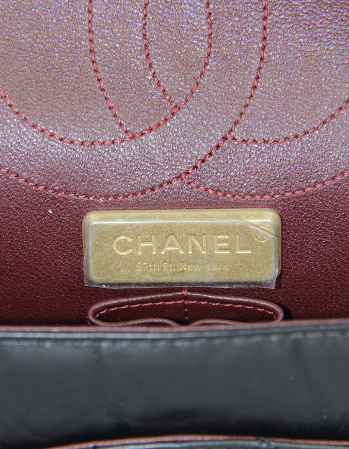 Chanel Black CC Lucky Charm Reissue 2.55 Double Flap Bag Chanel Black CC Lucky Charm Reissue 2.55 Double Flap Bag