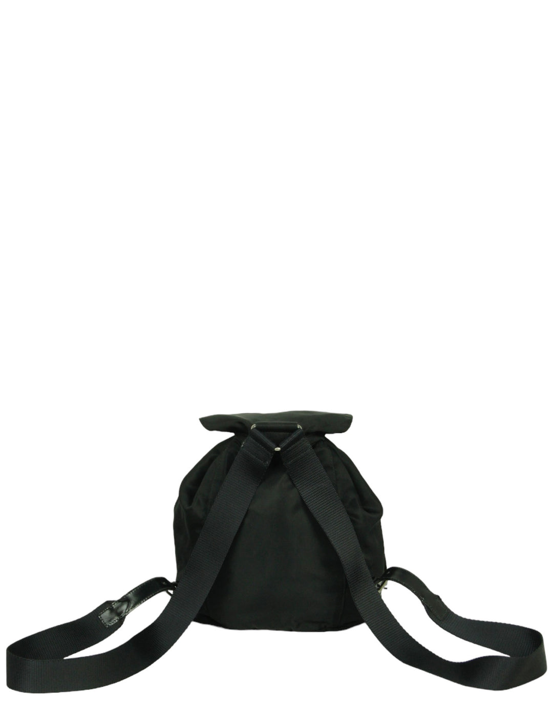 Prada Black Nylon Mini Backpack w/ Front Pocket – ASC Resale display picture 3