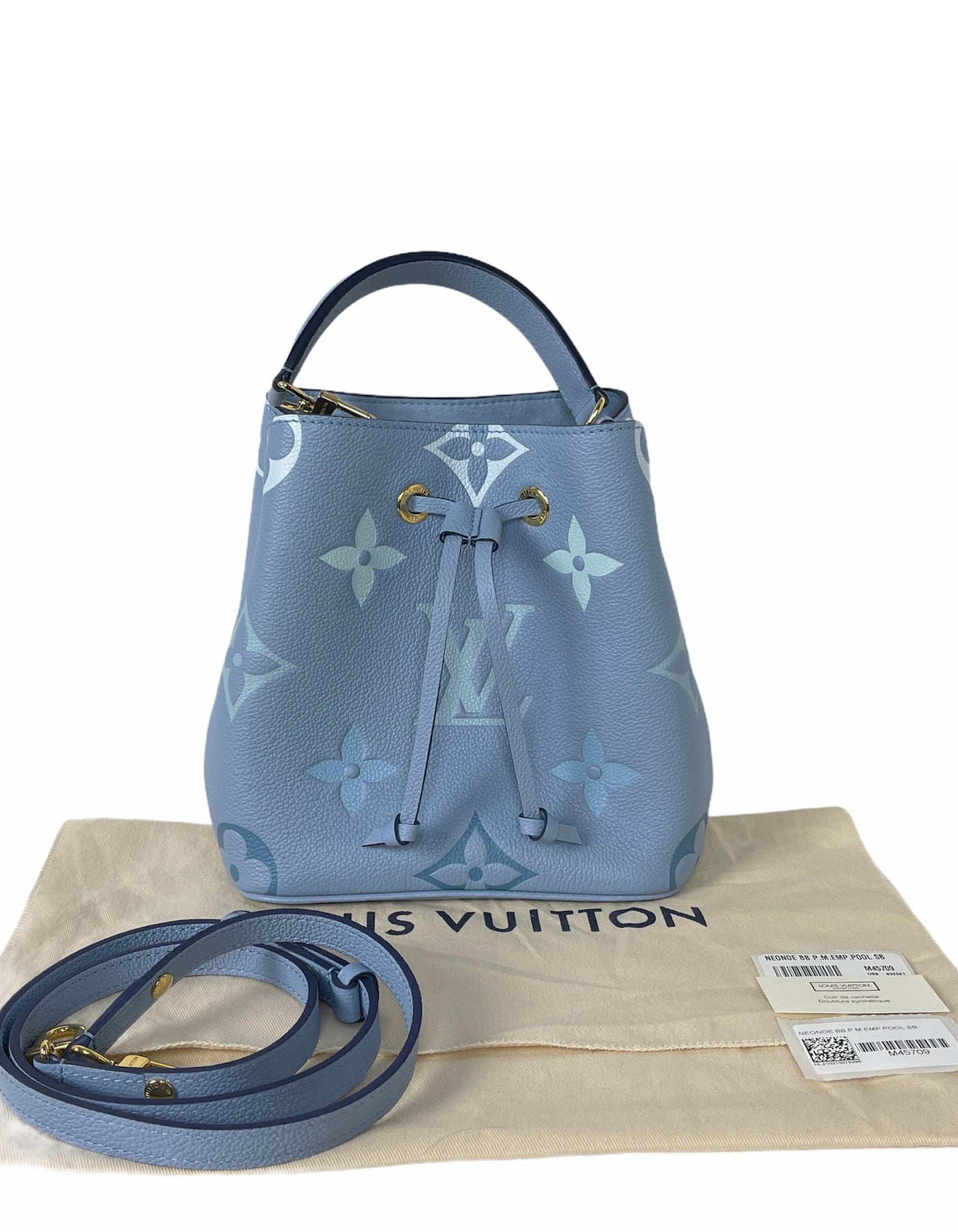 Louis Vuitton Summer Blue Monogram Giant By The Pool Neo noe BB