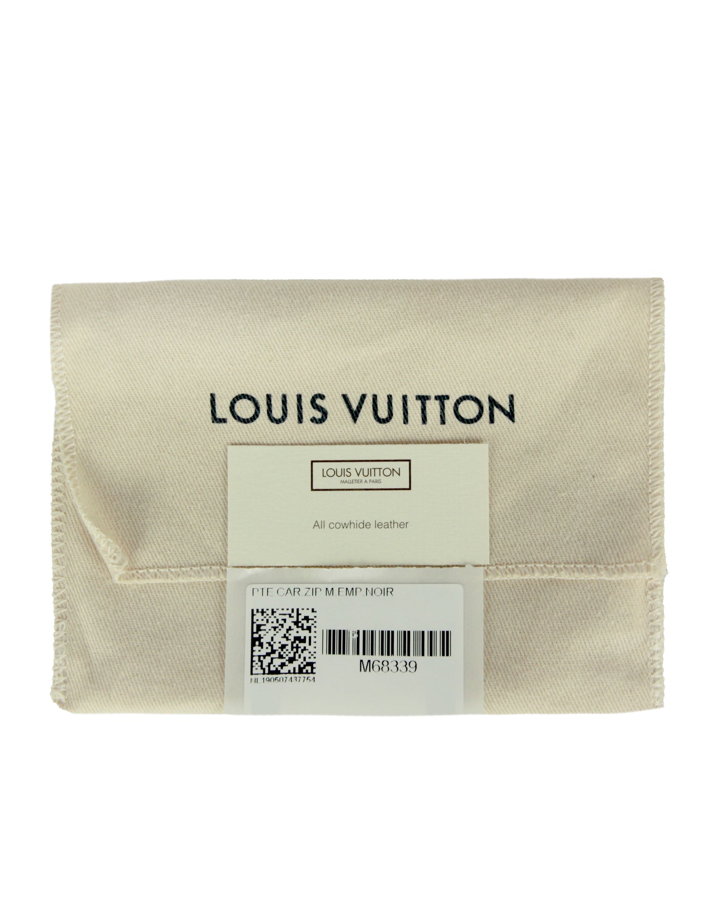 LOUIS VUITTON Empreinte Zipper Card Holder Black 431031