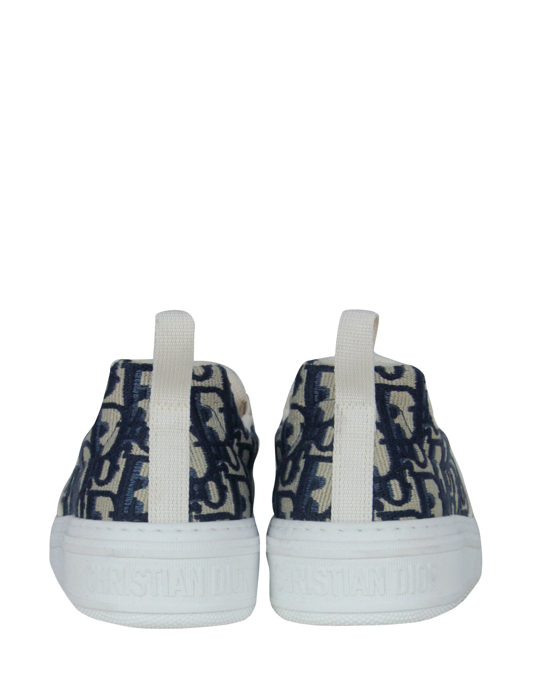 Christian Dior Blue Monogram Oblique Solar Sneakers sz 38