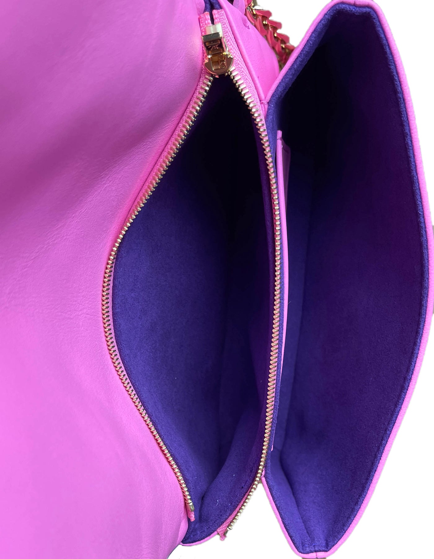 M80745 Louis Vuitton Embossed Lambskin Pochette Coussin-Pink/Purple