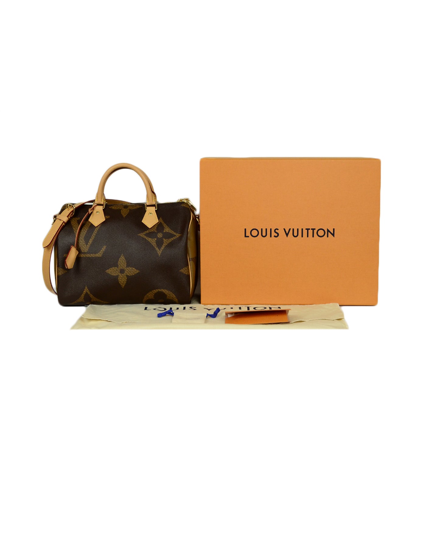 Louis Vuitton Monogram Giant Canvas Reverse Speedy Bandouliere 30