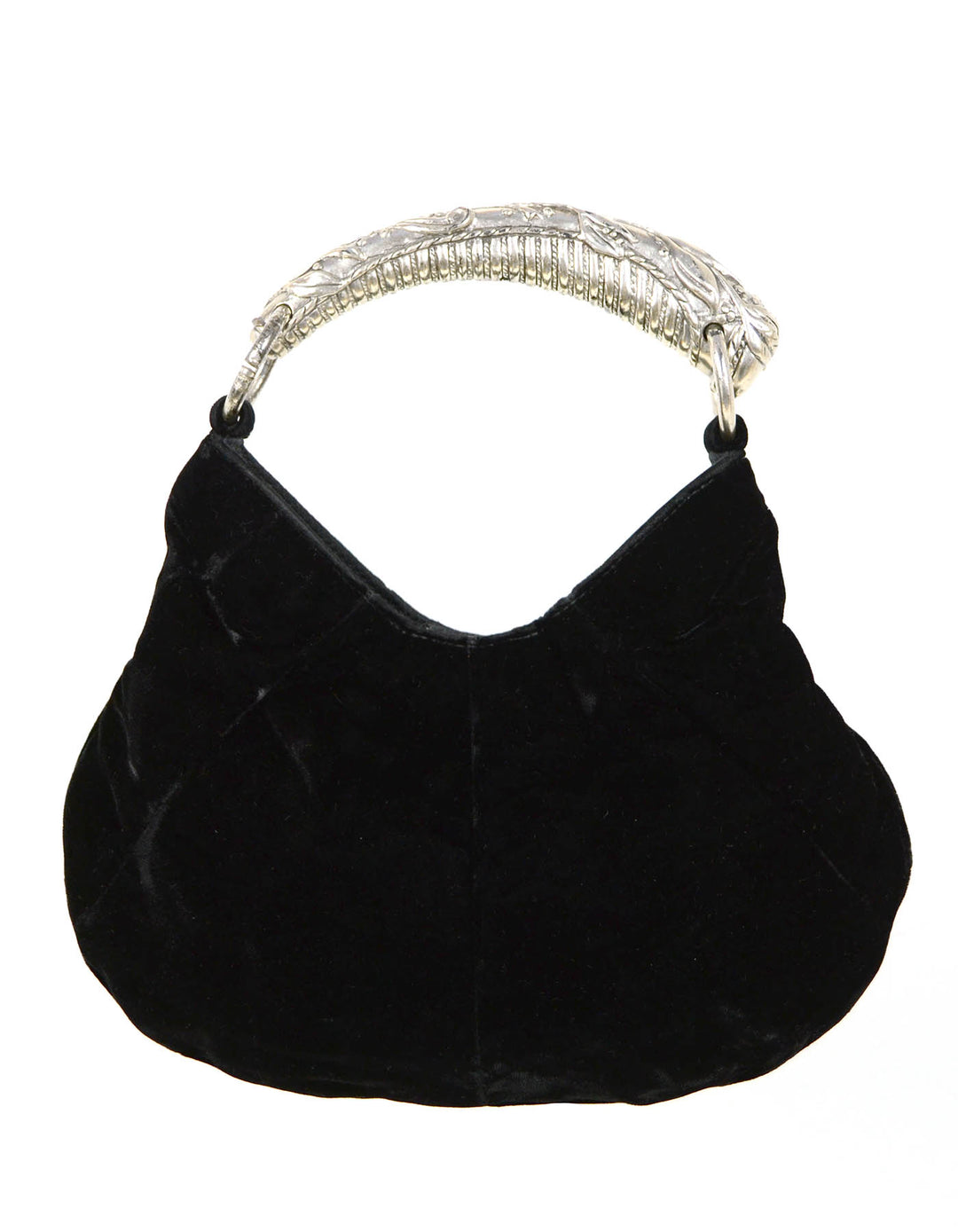 Yves Saint Laurent YSL Black Velvet Small Mombasa Bag – ASC Resale