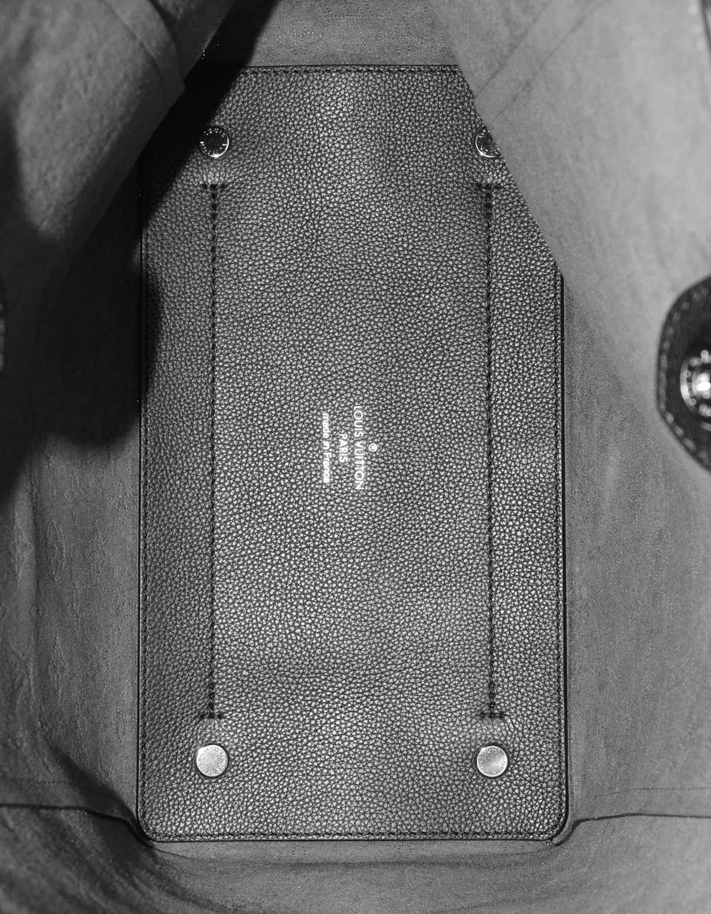Louis Vuitton Hina Monogram Mahina MM Noir in Mahina Perforated
