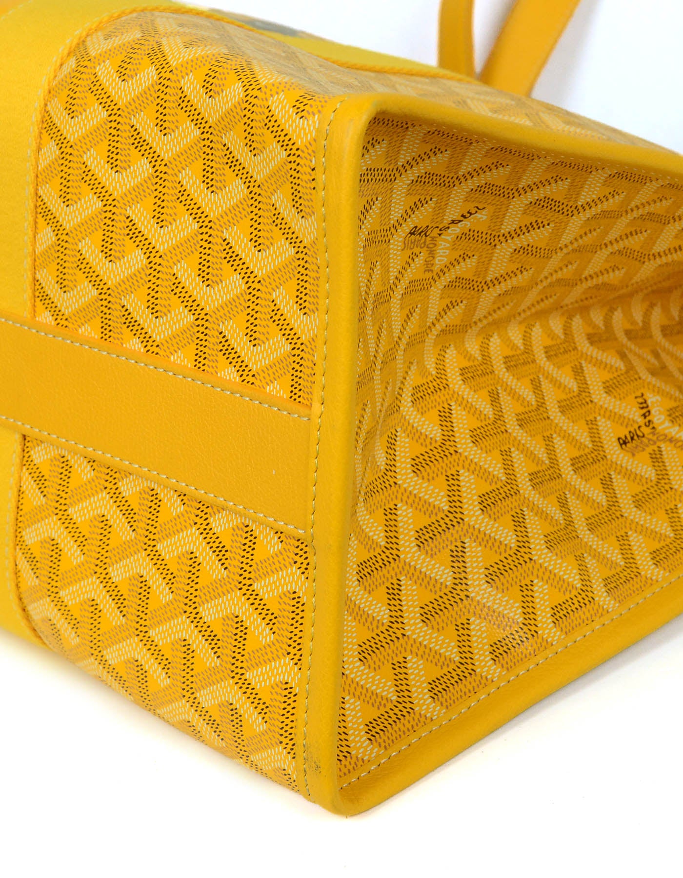 Goyard Villette Tote Bag mm, Yellow