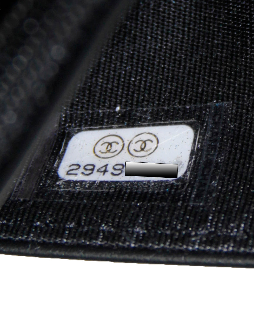 Chanel Black Caviar Camellia Wallet on Chain WOC Crossbody Bag – ASC Resale