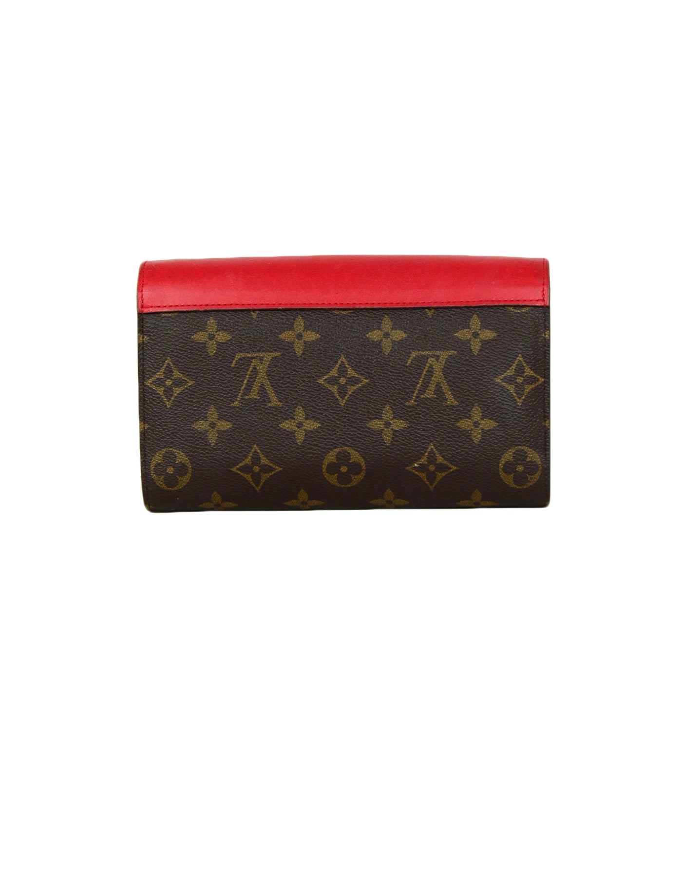 Louis Vuitton Louis Vuitton Red Blue Leather Tribal wallet