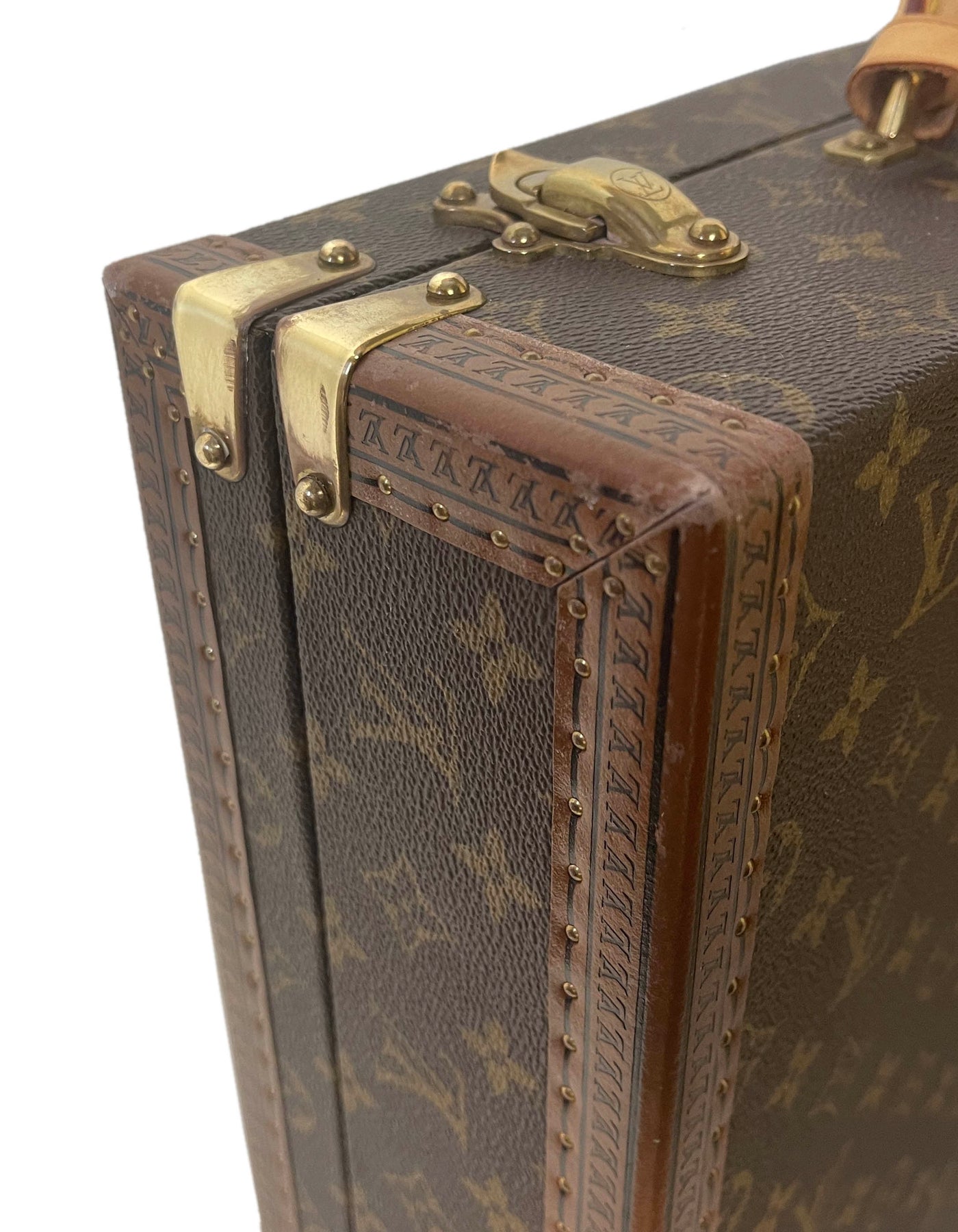 Louis Vuitton Brown Vachetta President Classeur Briefcase Leather