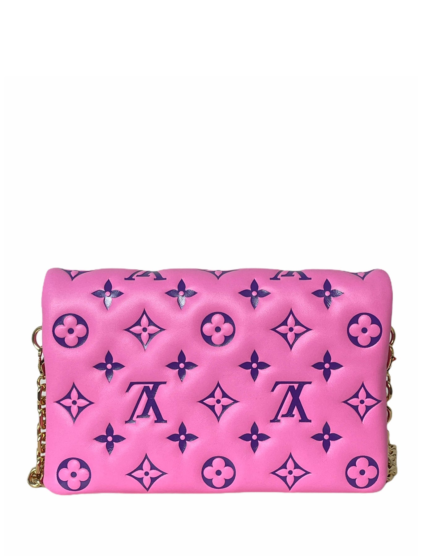 lv pink purple bag