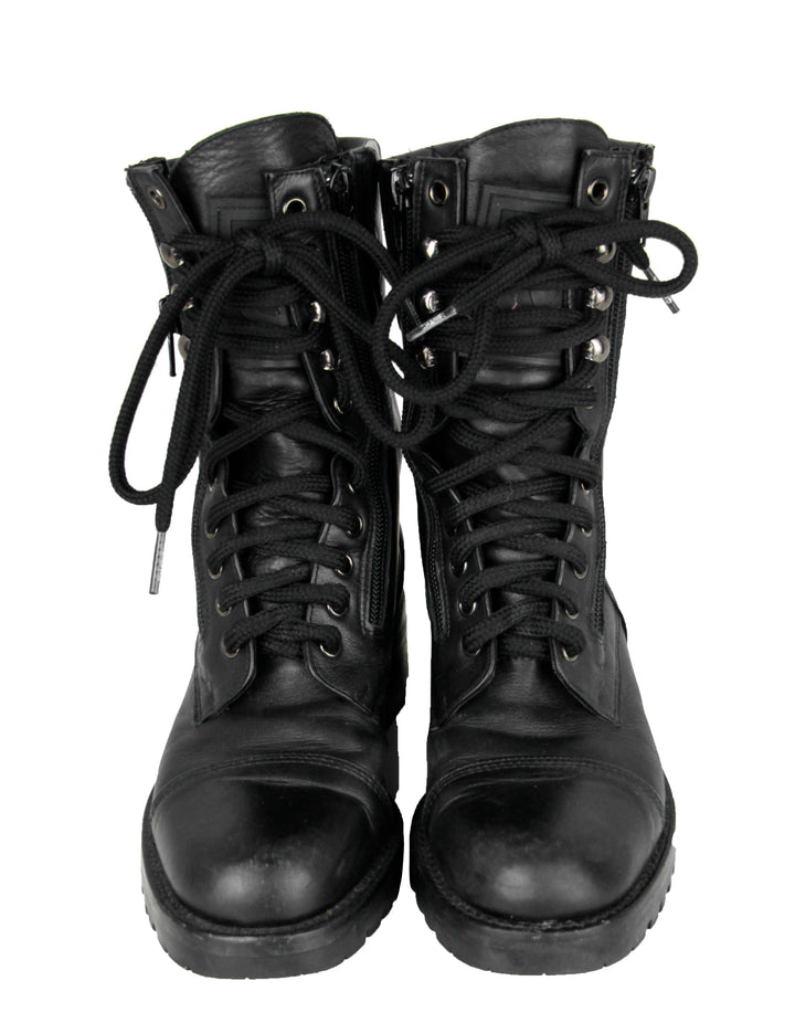 5ChanelVintageBlackLeatherCCCo