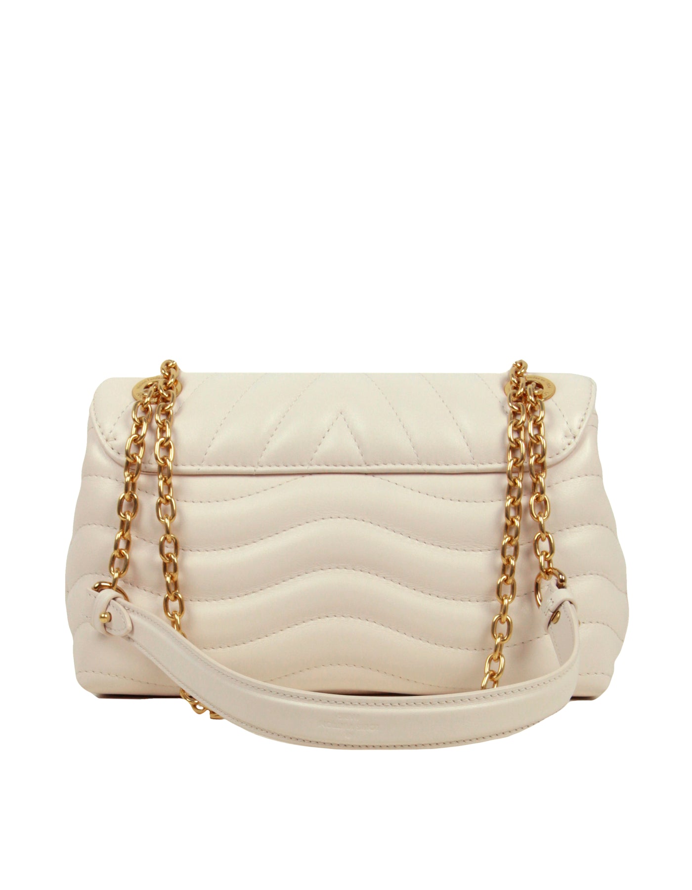 Louis Vuitton Ivory White New Wave MM Chain Bag at 1stDibs