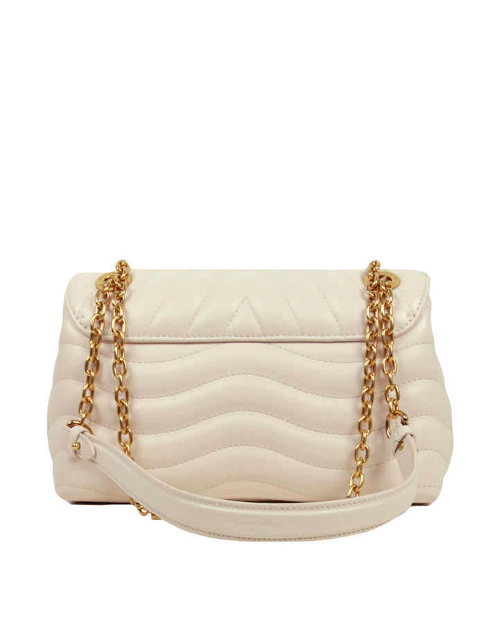 Louis Vuitton NEW Ivory Leather LV New Wave Chain Bag – ASC