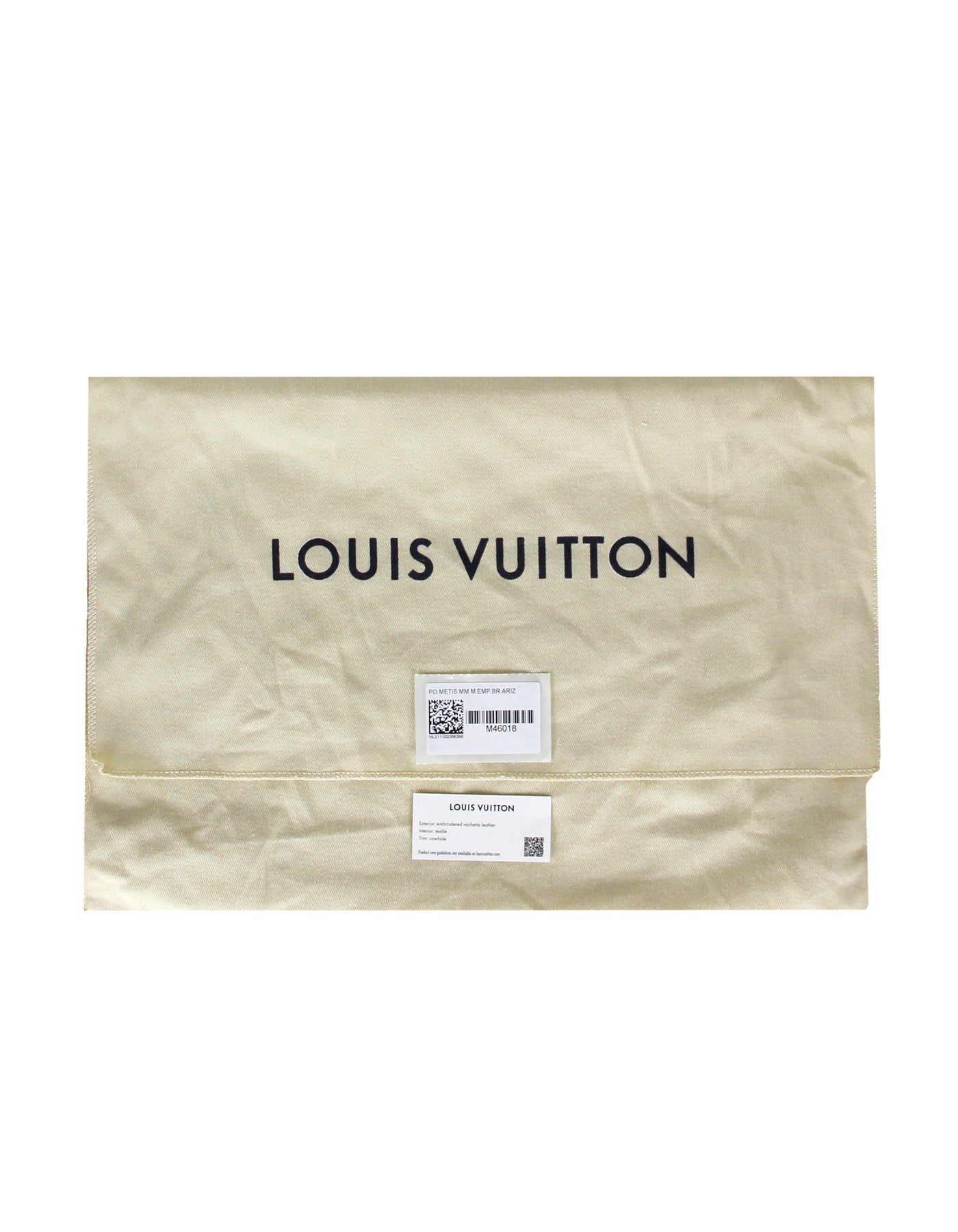 LOUIS VUITTON Empreinte Monogram Giant Pochette Metis Arizona Beige 1244868