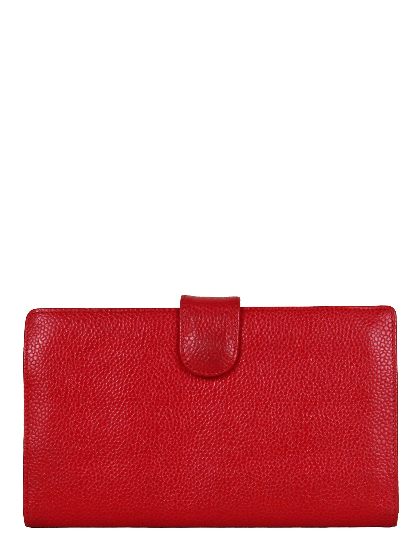 Chanel Vintage Red Caviar Leather Timeless CC Long Wallet – ASC Resale