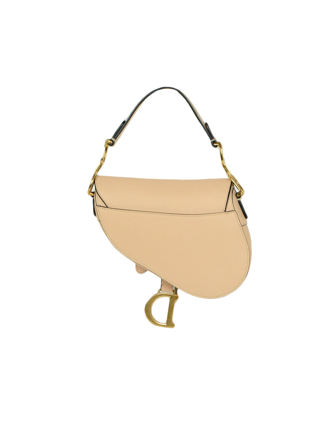Dior Nude Calfskin Leather Mini Saddle Bag ASC Resale