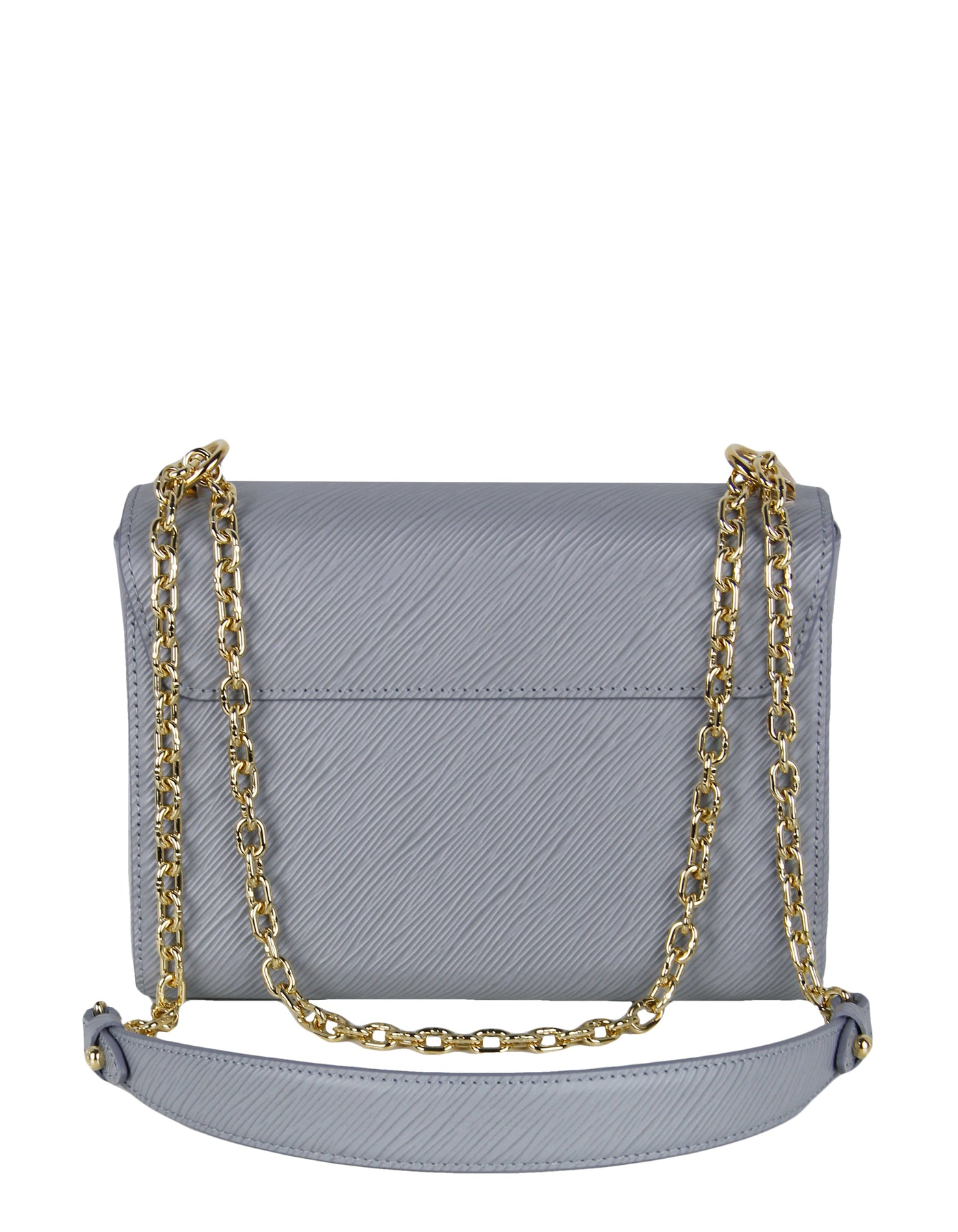 Louis Vuitton Grey Leather Epi Twist MM Bag with Moonstone Logo