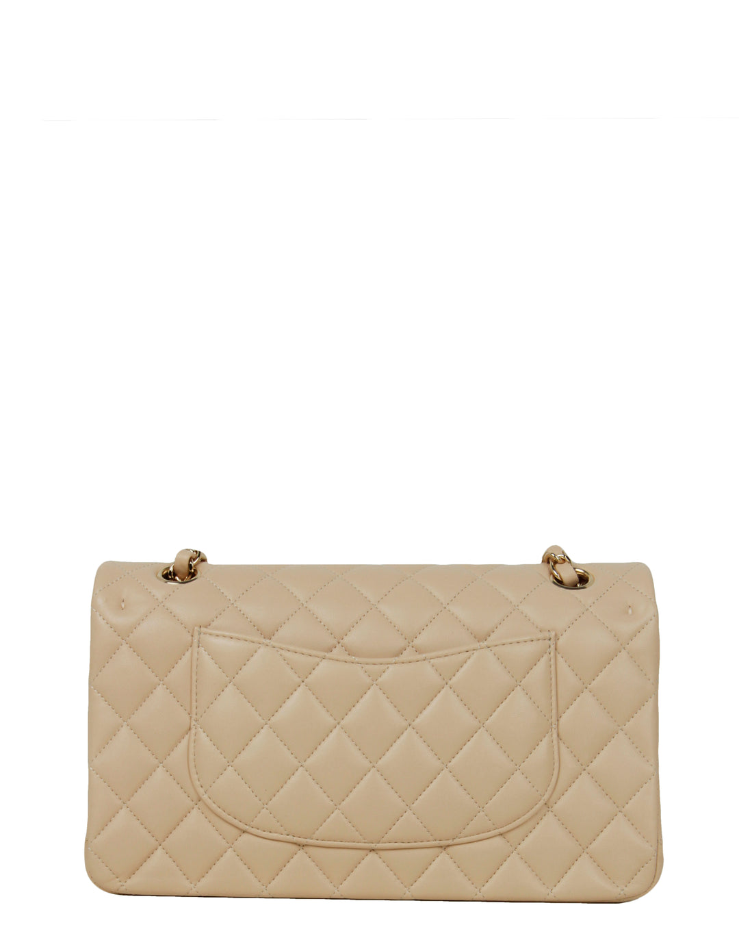 7ChanelBeigeLambskinLeather10_
