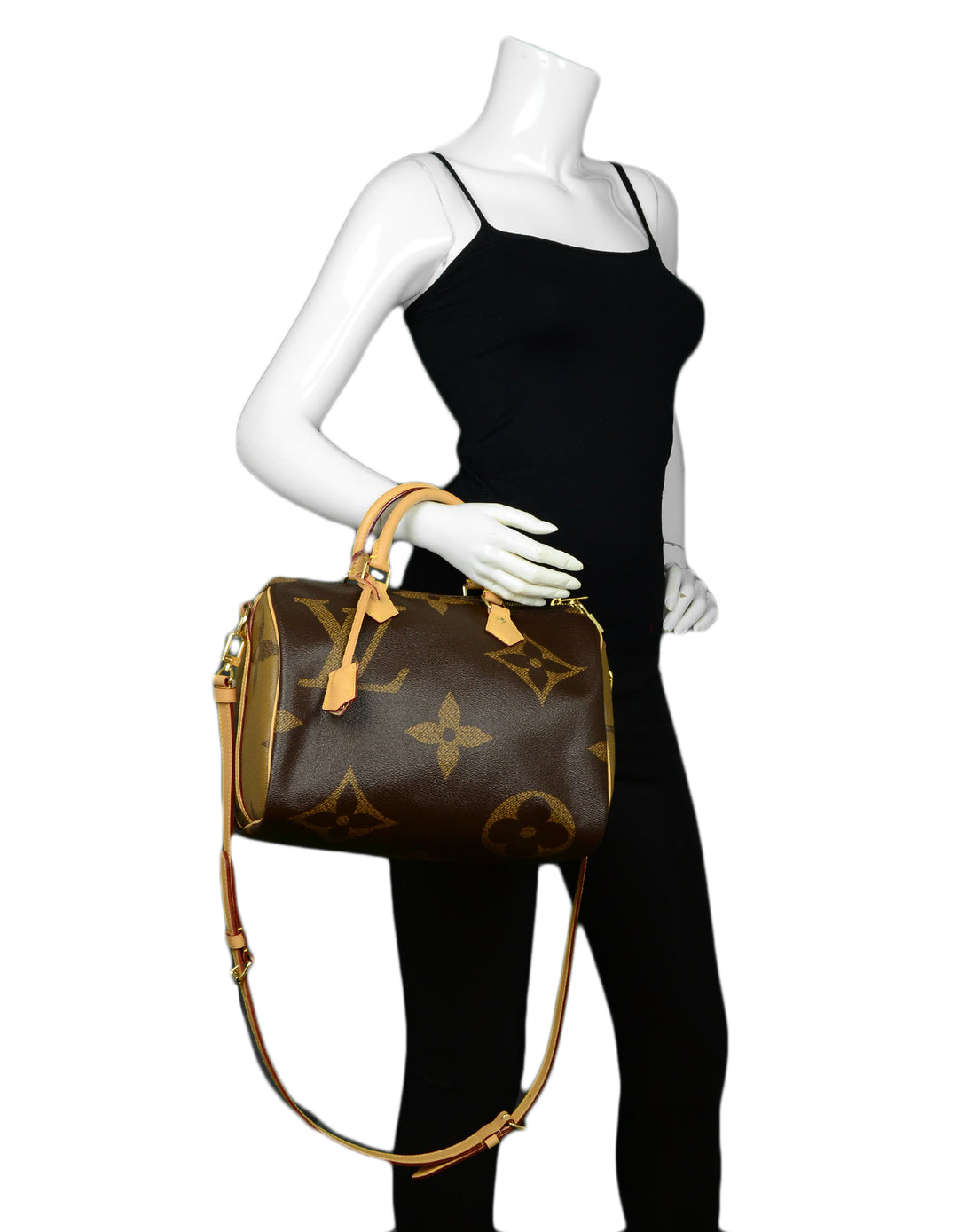Louis Vuitton Monogram Giant Canvas Reverse Speedy Bandouliere 30 Bag ASC Resale