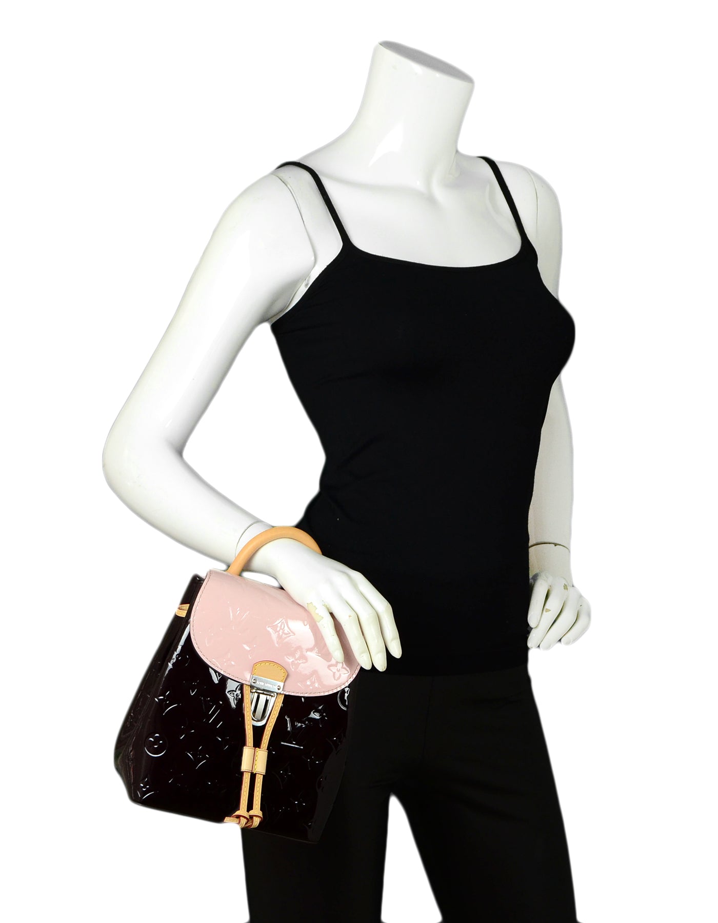 hot springs louis vuitton backpack Louis Vuitton 2018 Burgundy/Pink Monogram Vernis "Hot Springs" Backpac –  ASC Resale
