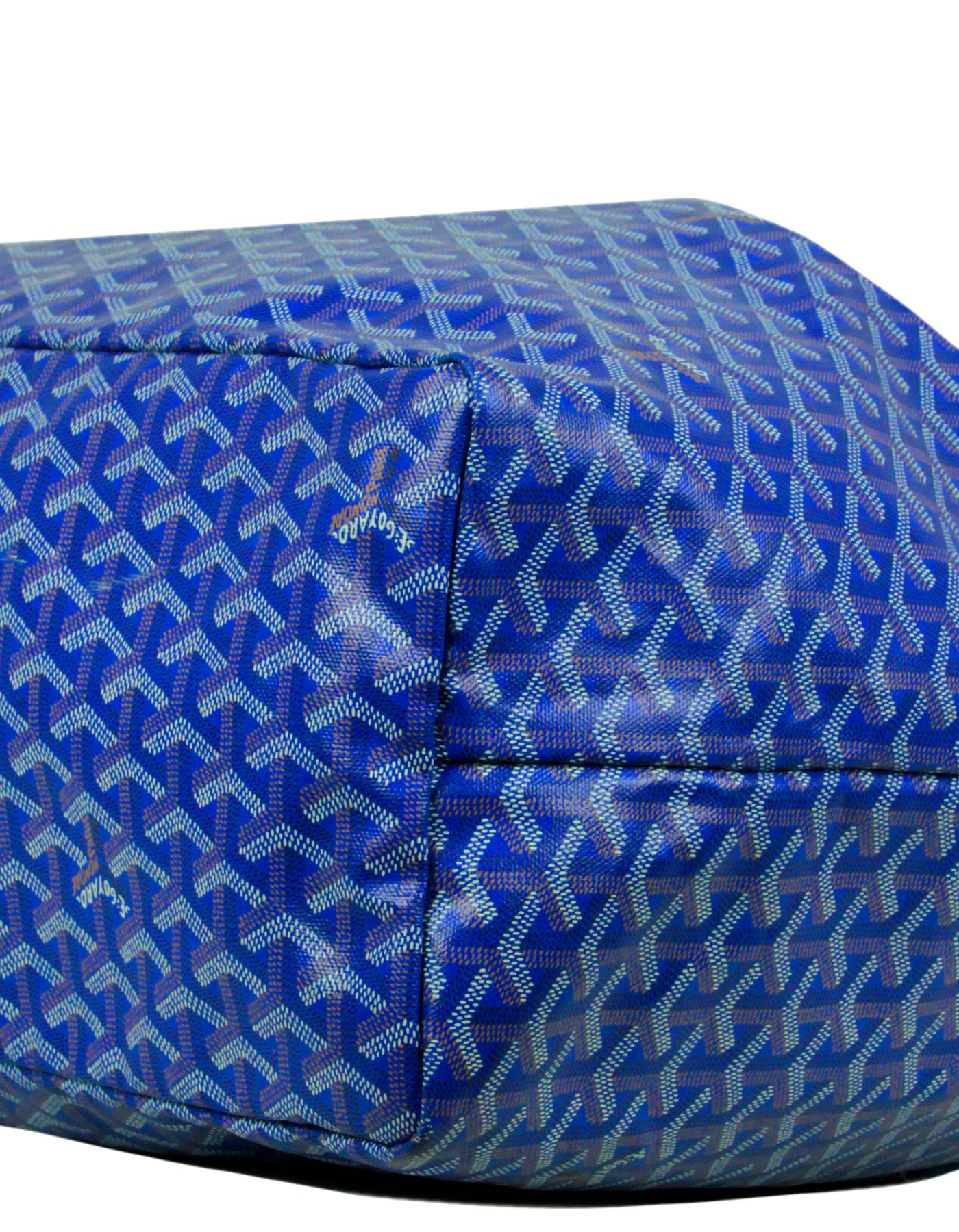 Goyard Goyardine Saint Louis GM w/Pouch - Blue Totes, Handbags - GOY37683