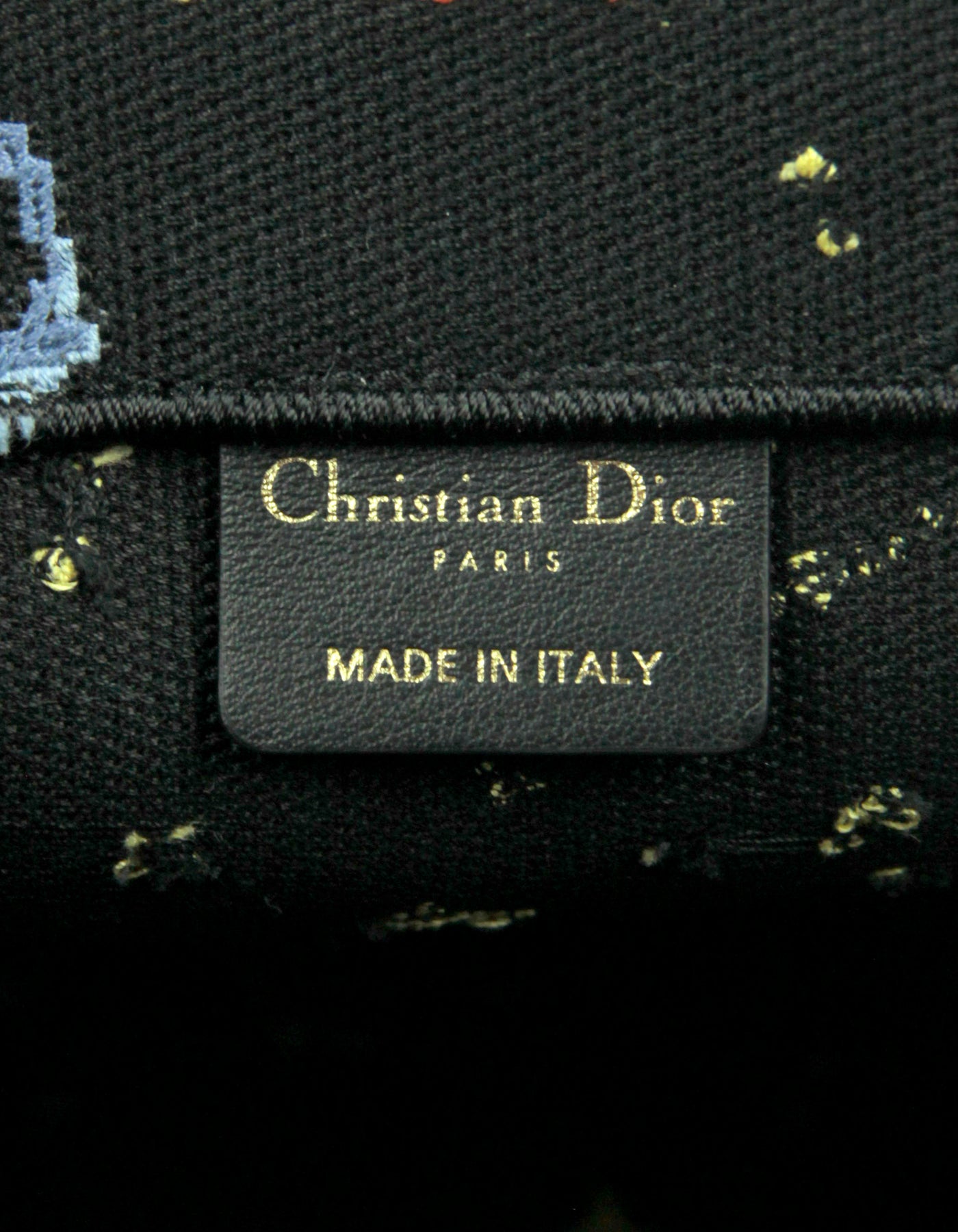 Christian Dior Book Tote Bag ZRON 886 Multicolor M1286