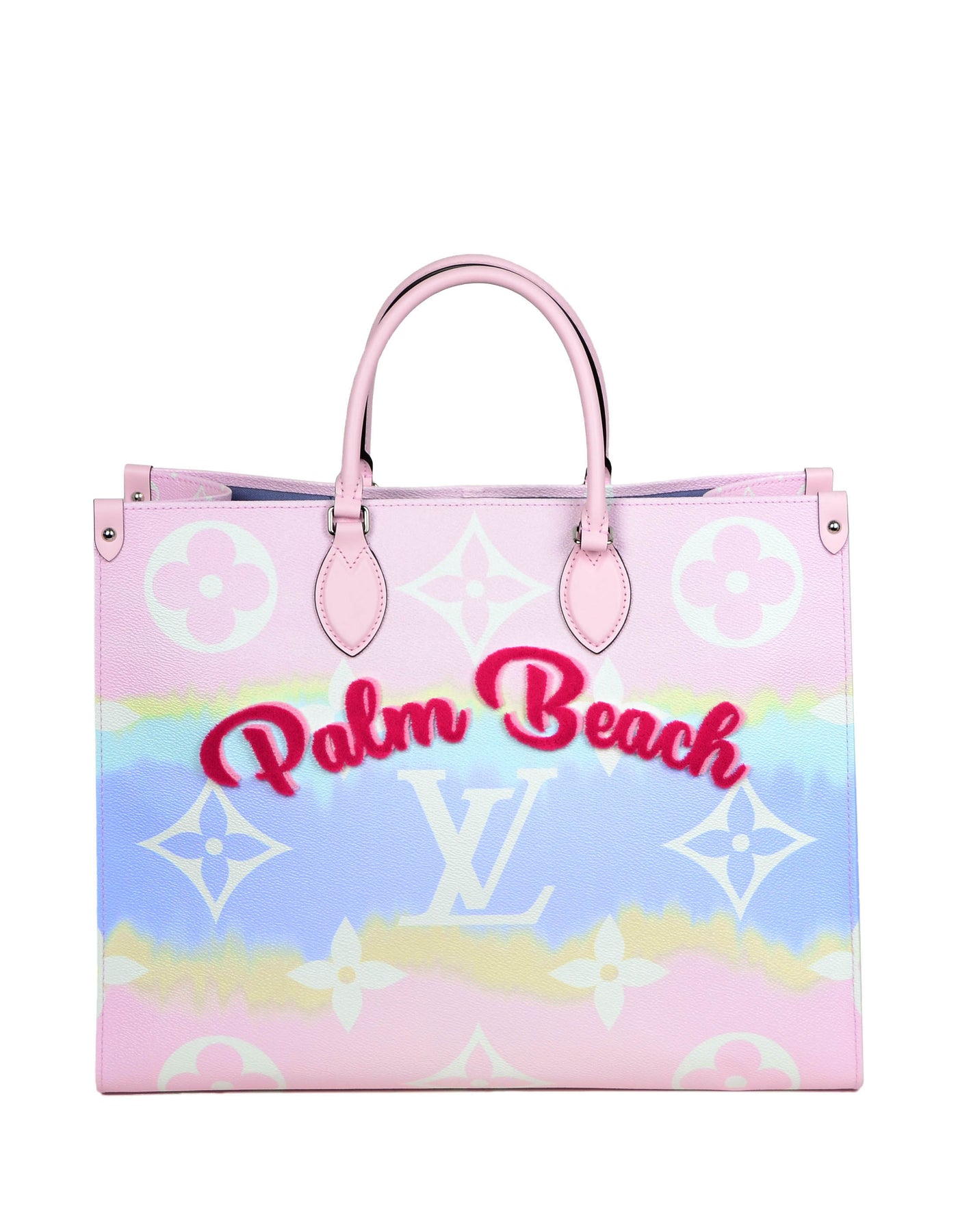 Louis Vuitton Pink Pastel Palm Beach Monogram Escale Onthego GM Tote –  ASC Resale