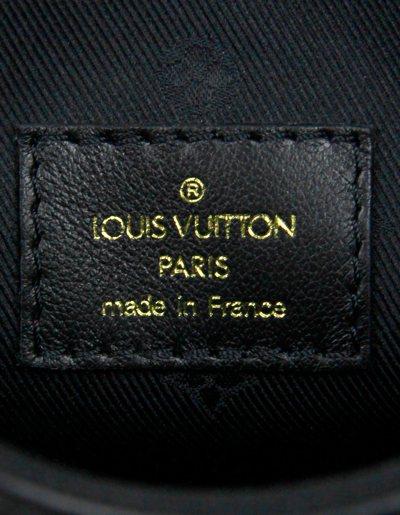 Louis Vuitton Black Leather Over The Moon Monogram Crossbody Bag