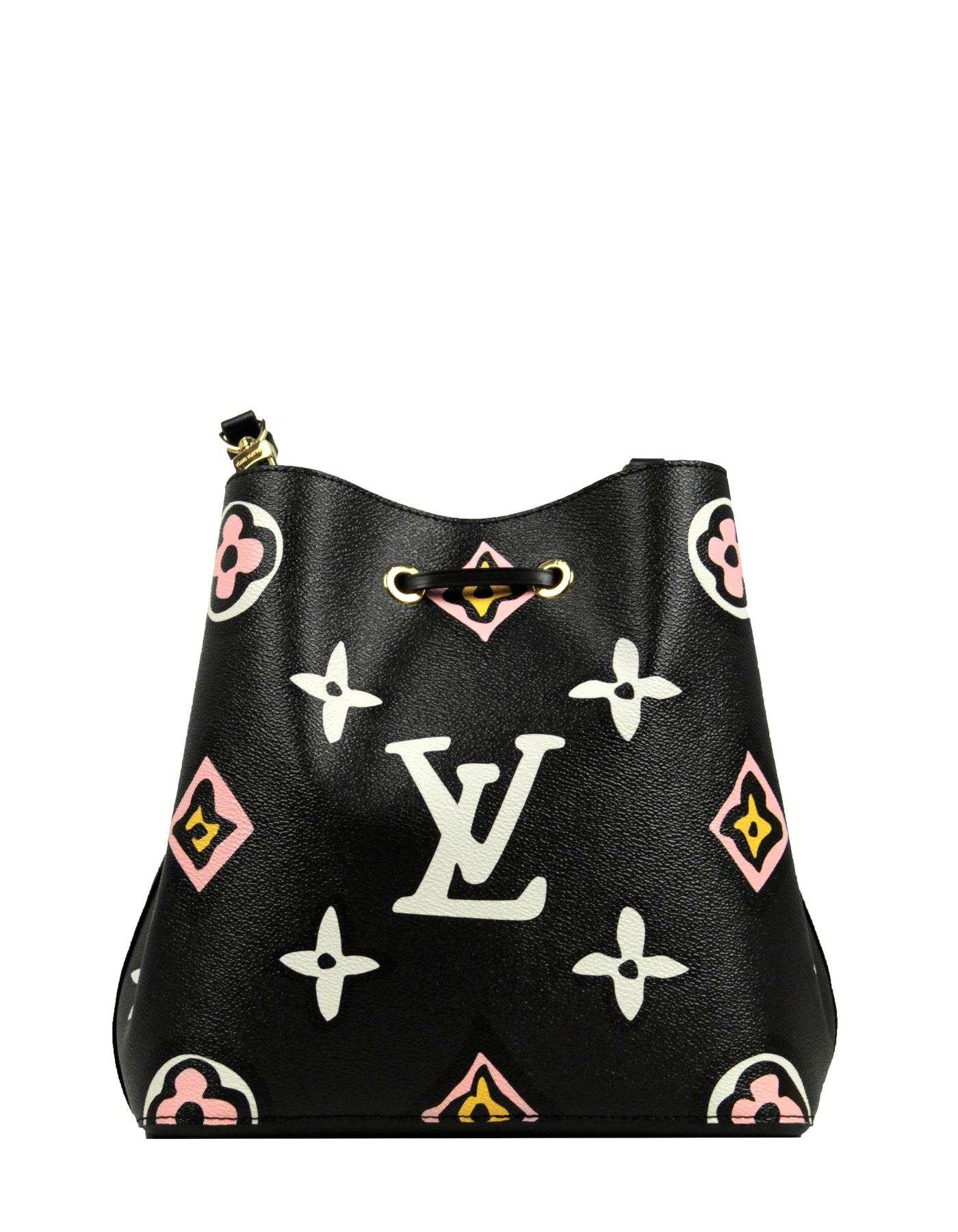 Louis Vuitton Neo Noe Black Bucket Bag Wild at Heart Giant